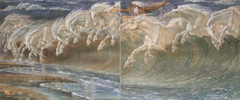 Walter Crane The Horses of Neptune (mk19)